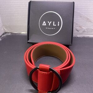 Ayli Womens Large To 33'' Belt  Red